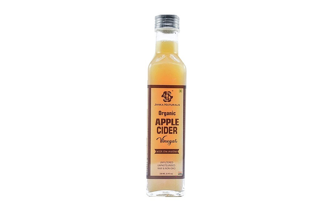 Jivika Naturals Organic Apple Cider Vinegar with the mother   Plastic Bottle  250 millilitre